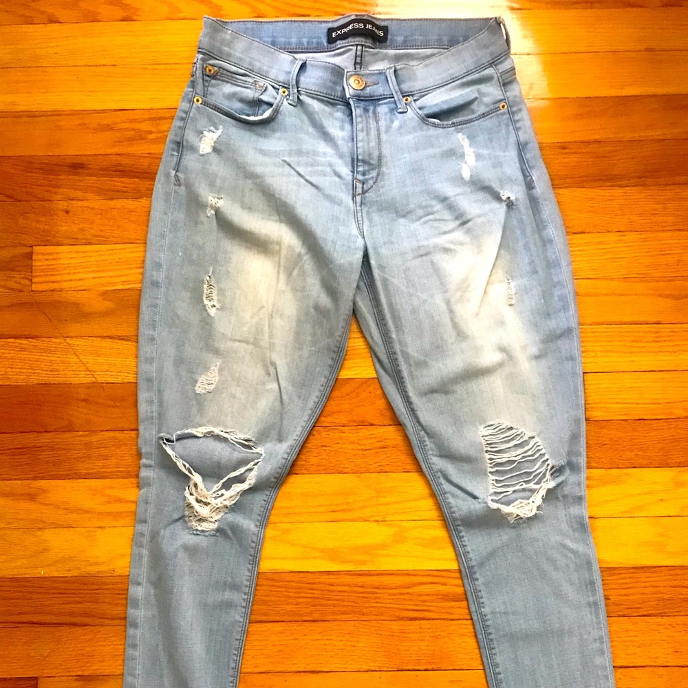 Express Mid Rise Legging Jeans